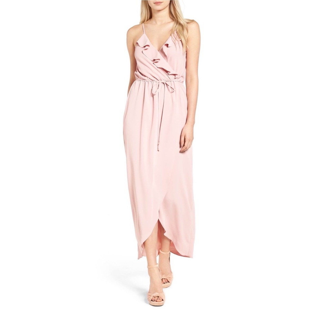 Everly BP Mauve Wrap Dress